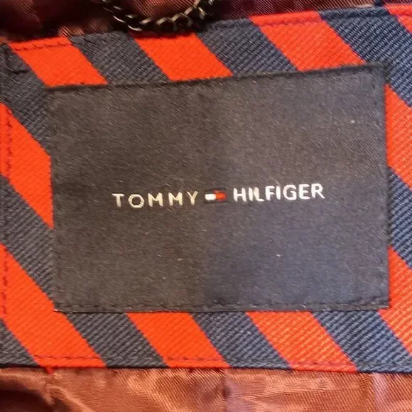 Tommy Hilfiger Wool Blend Men's Size XL Three Button Top Coat